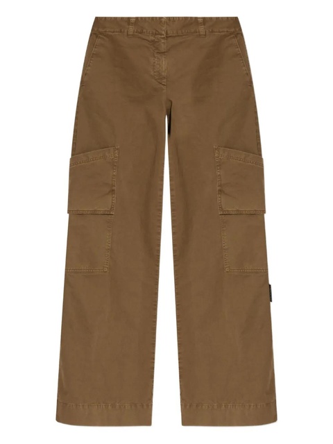 Off-White cargo pocket trousers - Brown - zdjęcie produktu nr 1