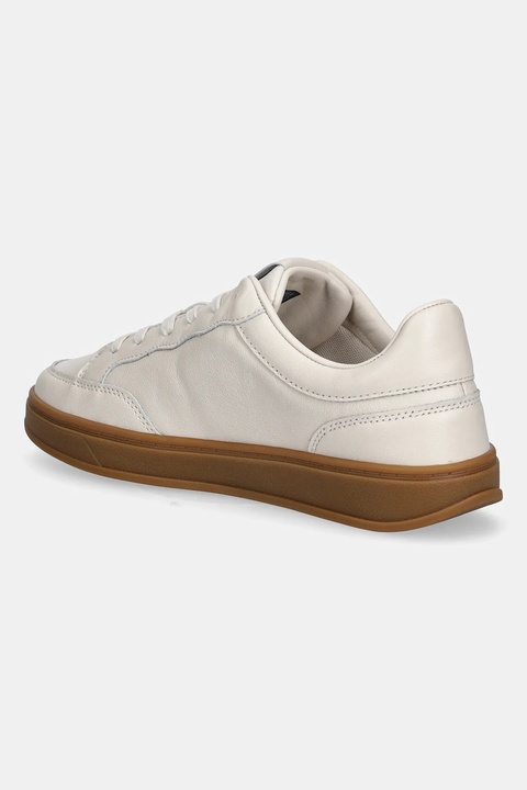 Tommy Hilfiger sneakersy skórzane TH HERITAGE COURT SNEAKER LTR damskie kolor beżowy FW0FW09028 - zdjęcie produktu nr 2