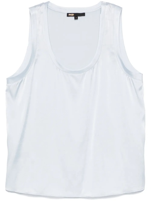 Maje satin tank top - Blue - zdjęcie produktu nr 1