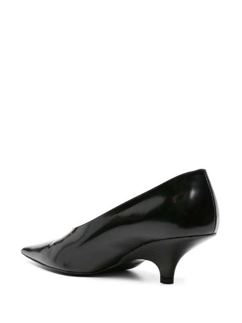 TOTEME 55mm pointed-toe leather pumps - Black - zdjęcie produktu nr 2