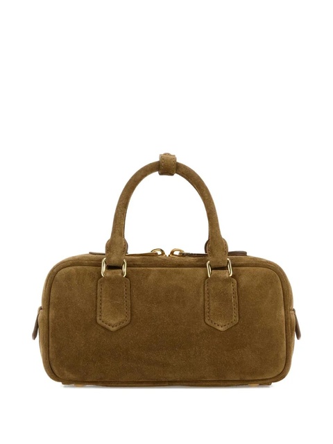 Miu Miu Arcadie suede tote bag - Green - zdjęcie produktu nr 1