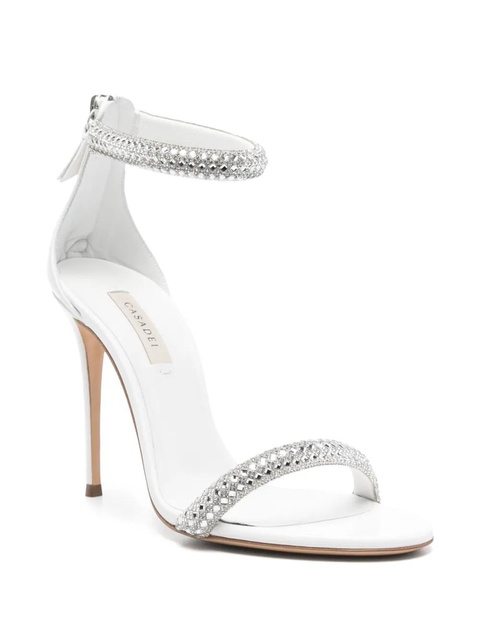 Casadei 100mm Julia sandals - White - zdjęcie produktu nr 2