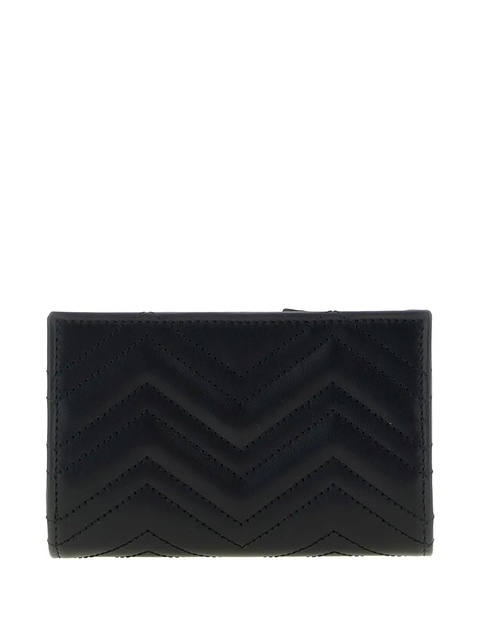 Gucci GG Marmont chevron-quilted wallet - Black - zdjęcie produktu nr 2