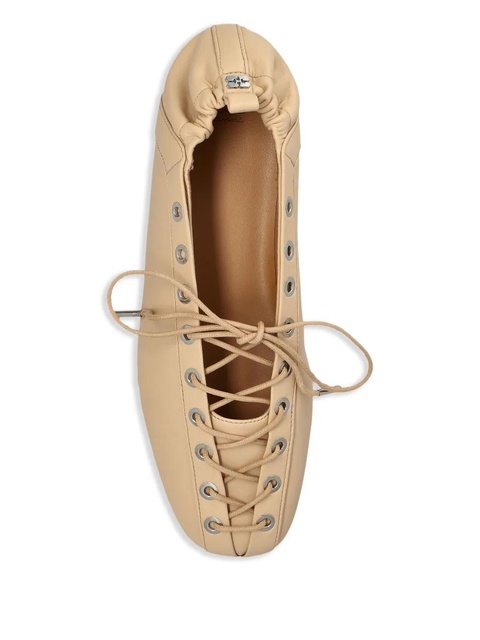 GANNI leather derby shoes - Neutrals - zdjęcie produktu nr 2