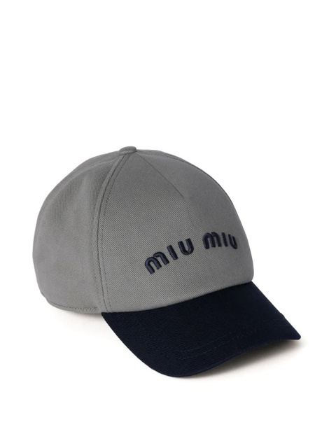 Miu Miu Drill cap - Grey - zdjęcie produktu nr 1