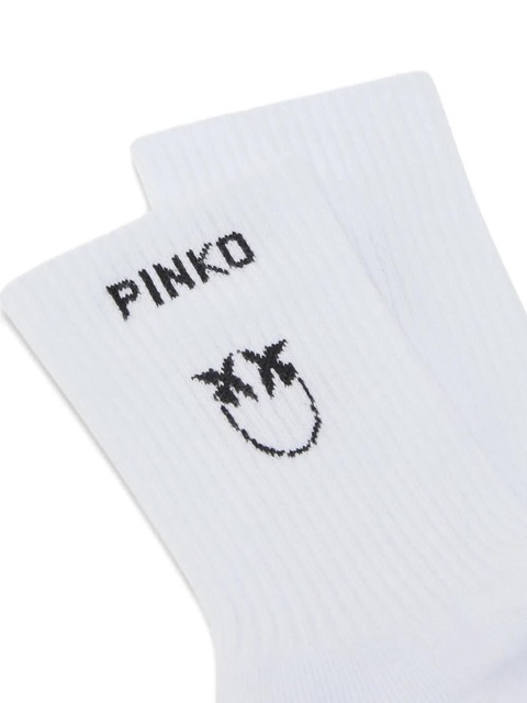 PINKO logo-jacquard socks - White - zdjęcie produktu nr 2