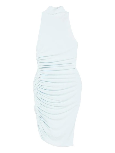 Jacquemus high-neck ruched dress - Blue - zdjęcie produktu nr 1