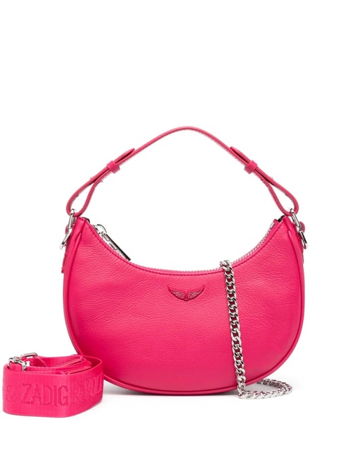 Zadig&Voltaire logo-plaque leather crossbody bag - Pink - zdjęcie produktu nr 1