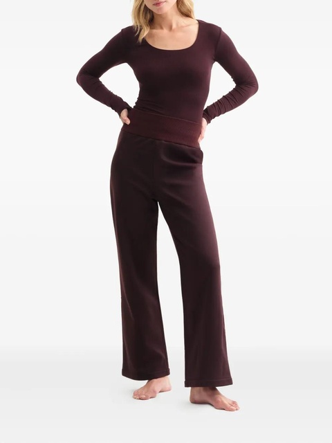 ERES ribbed-waistband performance trousers - Brown - zdjęcie produktu nr 2