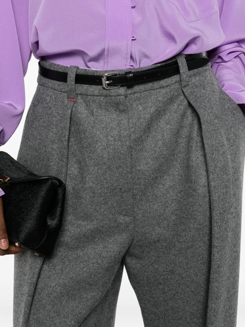 Victoria Beckham pleated trousers - Grey - zdjęcie produktu nr 2