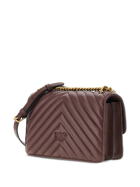 PINKO Love One quilted shoulder bag - Brown - zdjęcie produktu nr 2