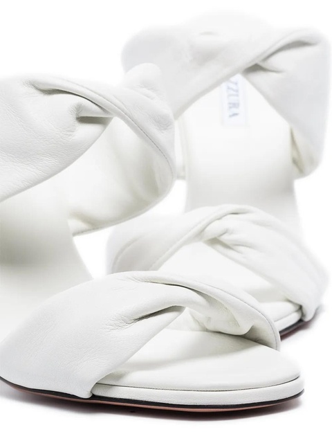 Aquazzura Twist 95mm leather sandals - White - zdjęcie produktu nr 2