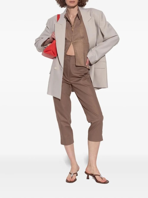 Cult Gaia tailored cropped trousers - Brown - zdjęcie produktu nr 2