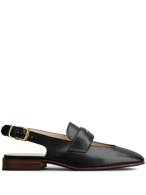 Tod's penny-detail leather pumps - Black - zdjęcie produktu nr 1