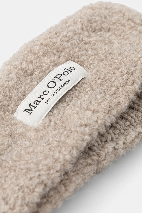 Marc O'Polo opaska na głowę kolor beżowy 510608701095 - zdjęcie produktu nr 2
