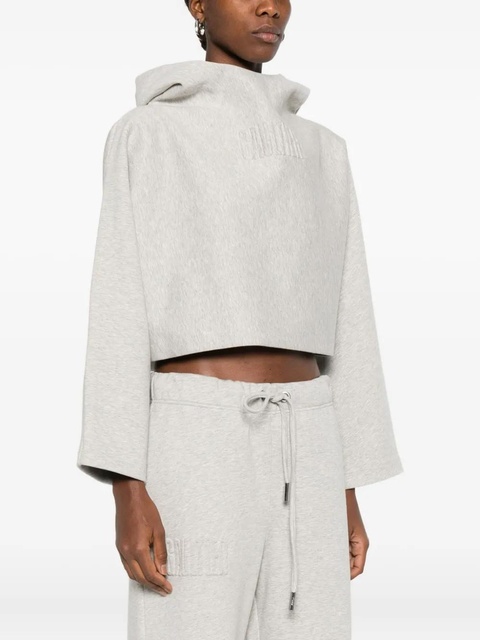 Jean Paul Gaultier cropped hoodie - Grey - zdjęcie produktu nr 2