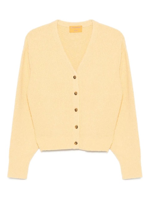 Guest In Residence v-neck button-hem cardigan - Yellow - zdjęcie produktu nr 2