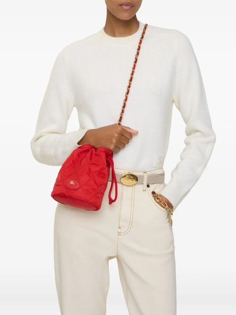 Burberry Horseshoe mini bag - Red - zdjęcie produktu nr 1