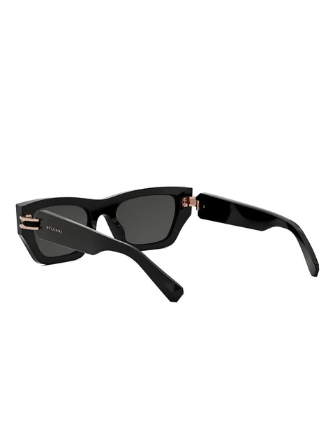Bvlgari geometric-frame sunglasses - Black - zdjęcie produktu nr 1