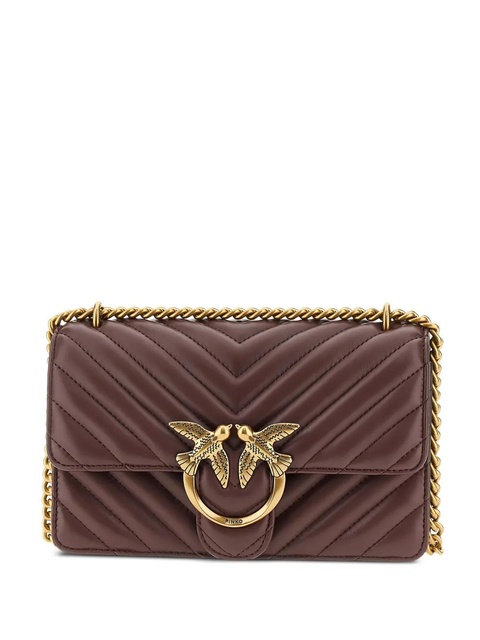 PINKO Love One quilted shoulder bag - Brown - zdjęcie produktu nr 1