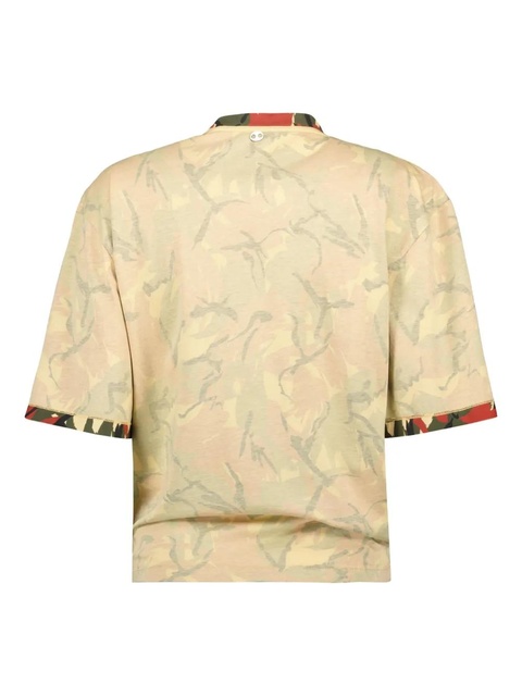 Rabanne camouflage-print T-shirt - Neutrals - zdjęcie produktu nr 2