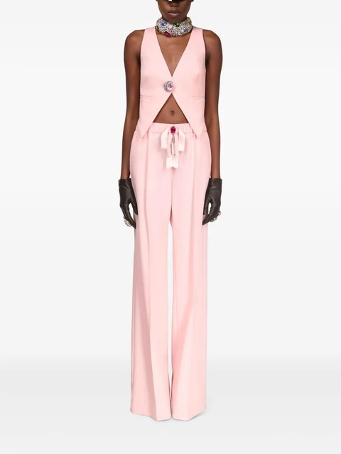 AREA crystal-embellished trousers - Pink - zdjęcie produktu nr 2