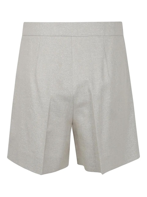 Max Mara pintuck detailing shorts - Silver - zdjęcie produktu nr 1