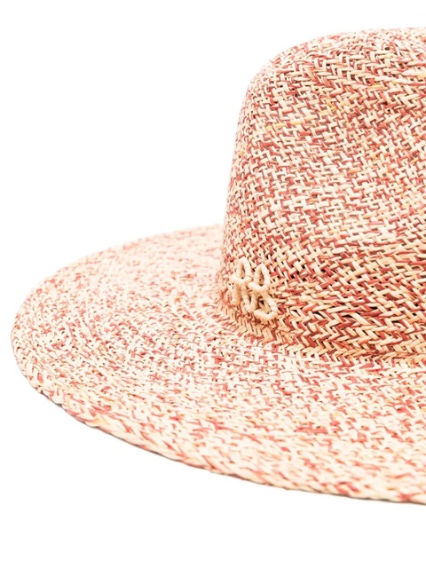 Ruslan Baginskiy logo-appliqué fedora hat - Neutrals - zdjęcie produktu nr 2