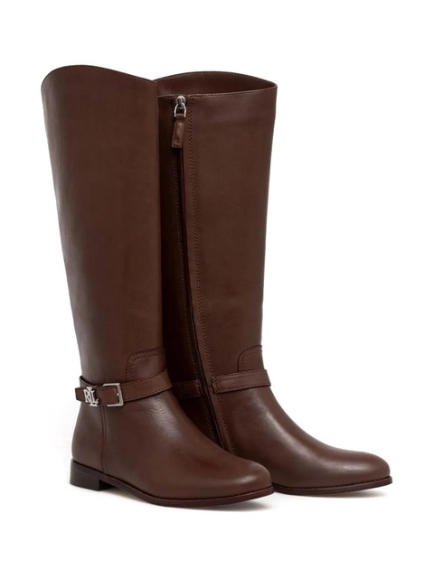Lauren Ralph Lauren Brooke leather boots - Brown - zdjęcie produktu nr 2