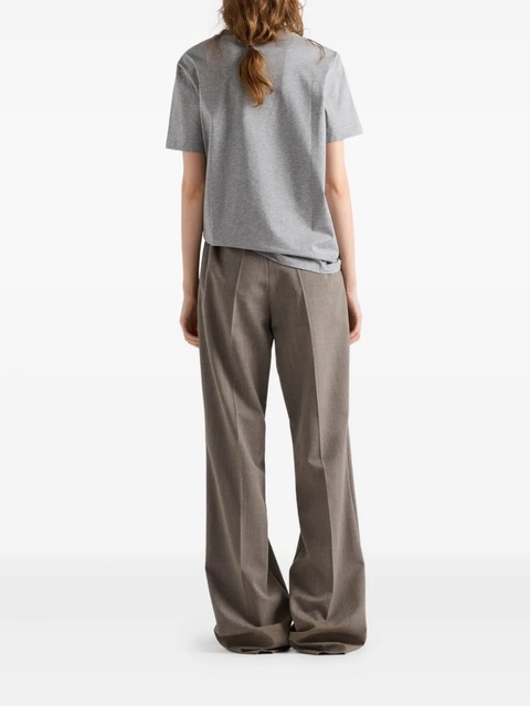 Prada logo-patch T-shirt - Grey - zdjęcie produktu nr 2