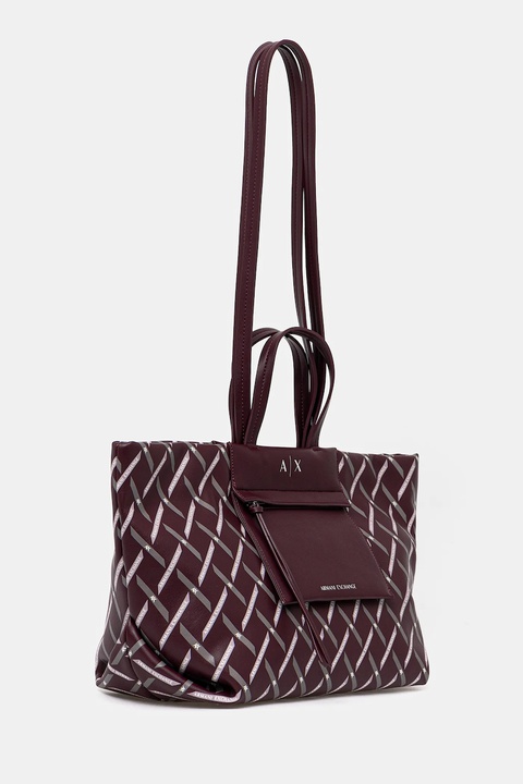 Armani Exchange torebka kolor bordowy XW001538 AF17255 - zdjęcie produktu nr 2