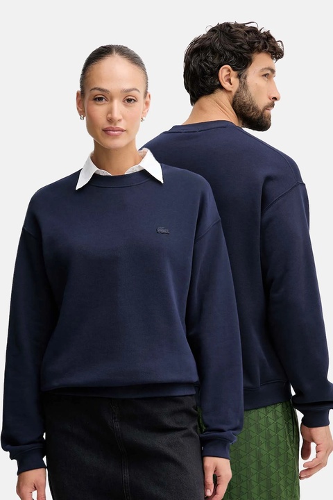 Lacoste bluza bawełniana kolor granatowy gładka SH7745 - zdjęcie produktu nr 1