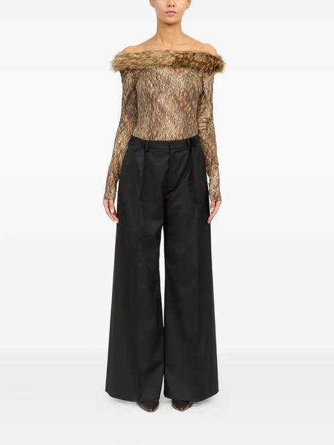 MM6 Maison Margiela tailored trousers - Black - zdjęcie produktu nr 2