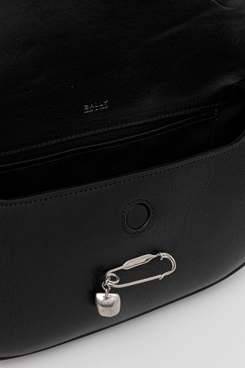 Bally torebka skórzana kolor czarny WAS02Z - zdjęcie produktu nr 2