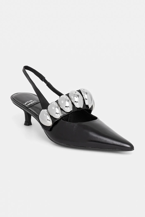 Jeffrey Campbell szpilki skórzane Persona-Sd kolor czarny JC-1256-19-4 - zdjęcie produktu nr 1