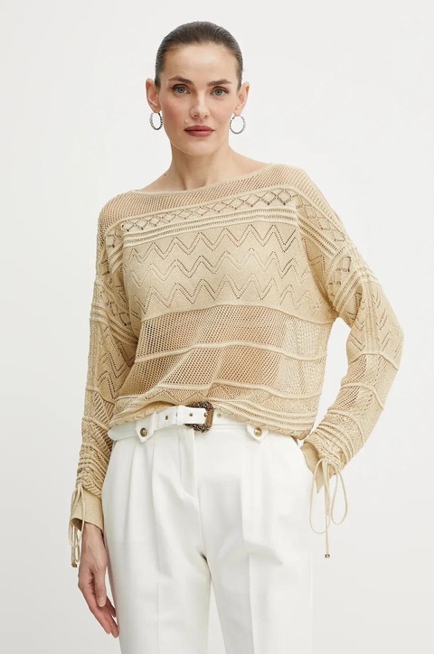Guess sweter NELLIE damski kolor beżowy lekki W5GR21 Z3E22 - zdjęcie produktu nr 1