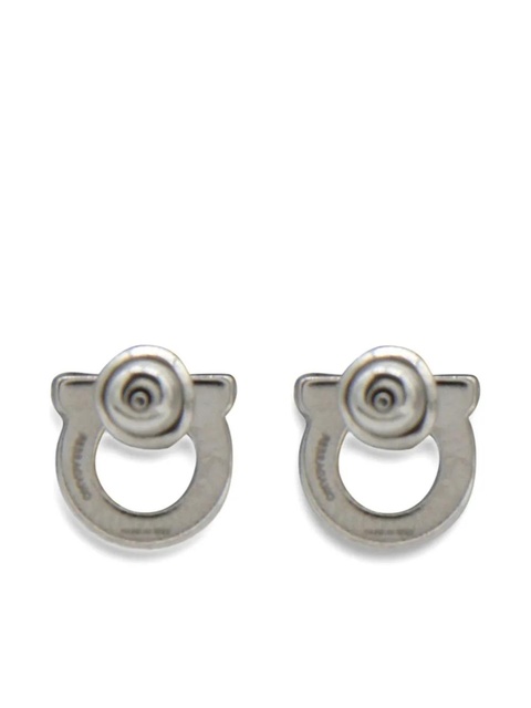Ferragamo Gancini stud earrings - Silver - zdjęcie produktu nr 1