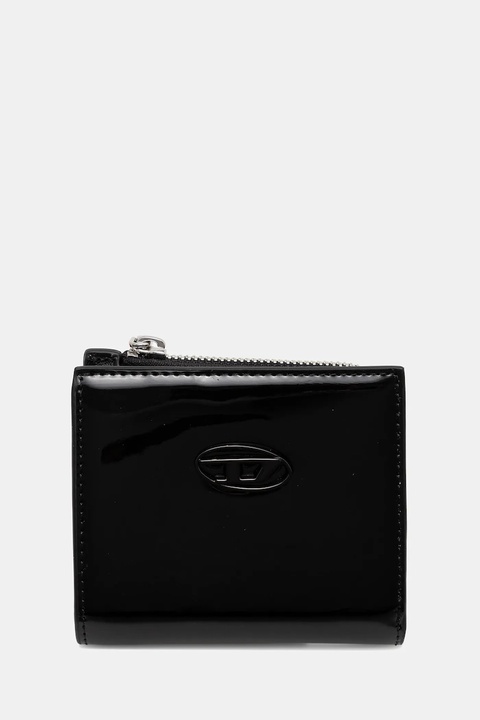 Diesel portfel PLAY PLAY BI FOLD ZIP L damski kolor czarny X10433.P6255 - zdjęcie produktu nr 1