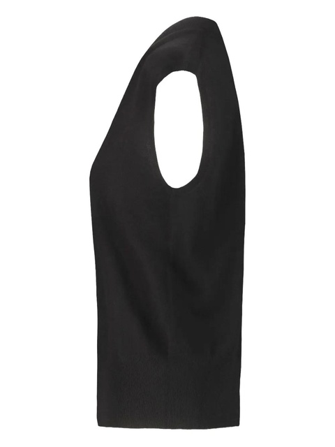 The Row Levi V-neck top - Black - zdjęcie produktu nr 1