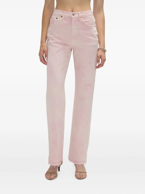 RE/DONE 90s high-rise tie-dye jeans - Pink - zdjęcie produktu nr 2