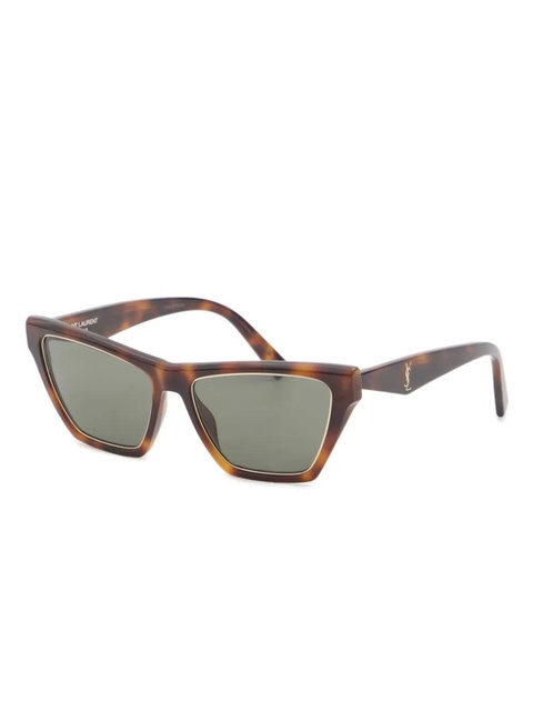 Saint Laurent Eyewear square-frame sunglasses - Brown - zdjęcie produktu nr 1