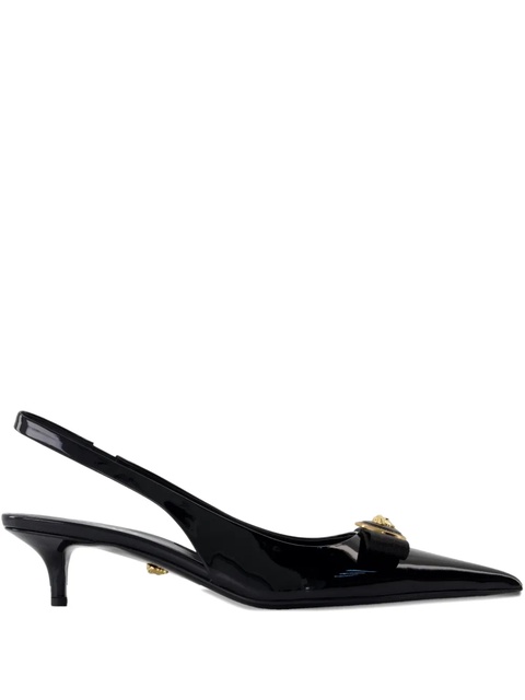 Versace 45mm Gianni slingback pumps - Black - zdjęcie produktu nr 2