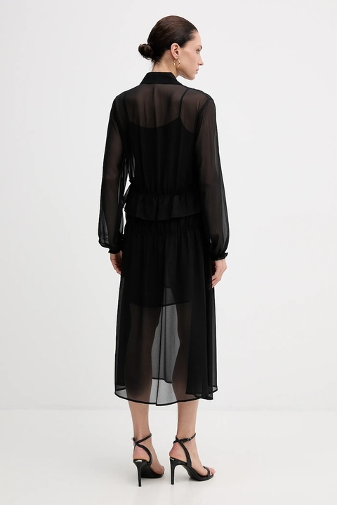 Sisley sukienka kolor czarny 4NOXLV07L - zdjęcie produktu nr 2