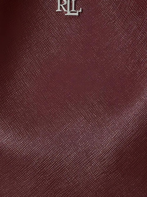 Lauren Ralph Lauren Reese logo-plaque top-handle bucket bag - Red - zdjęcie produktu nr 2