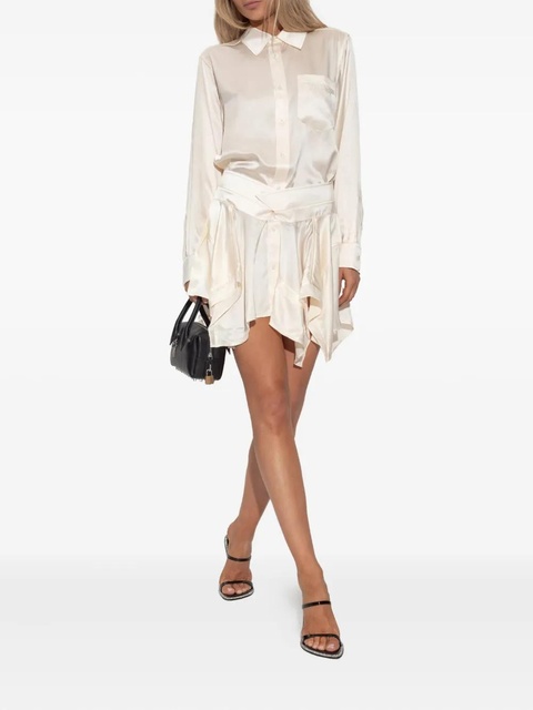 Alexander Wang silk midi dress - Neutrals - zdjęcie produktu nr 2