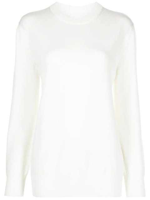 Jil Sander crew-neck merino wool sweater - Green - zdjęcie produktu nr 1