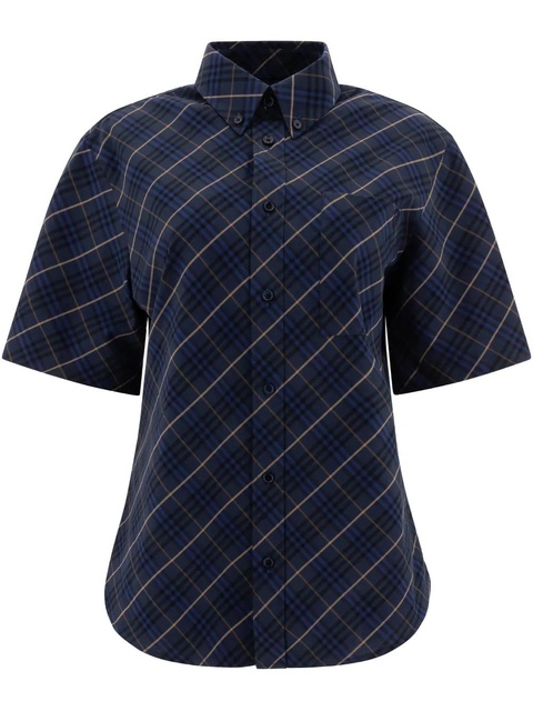 Burberry checked shirt - Blue - zdjęcie produktu nr 1