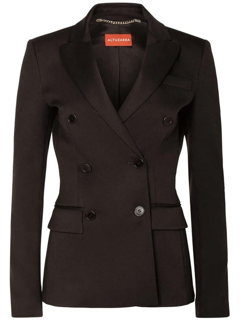 Altuzarra Indiana twill double-breasted blazer - Black - zdjęcie produktu nr 1