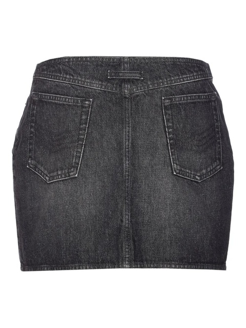 Jean Paul Gaultier zip-front pocket mini skirt - Grey - zdjęcie produktu nr 1