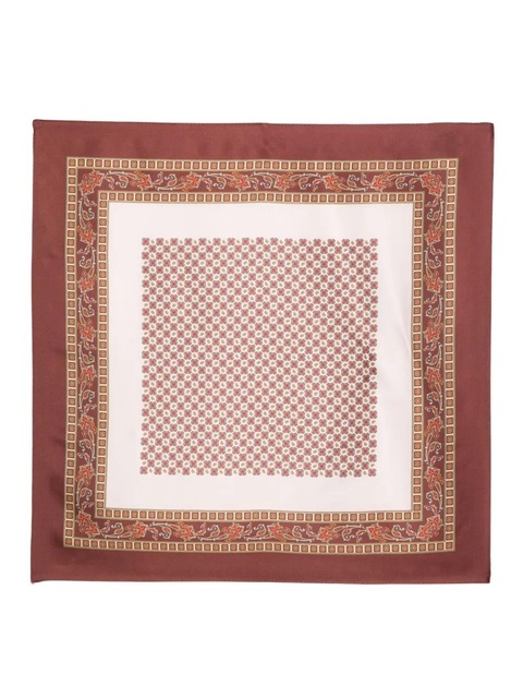 SANDRO paisley-pattern border scarf - Red - zdjęcie produktu nr 1